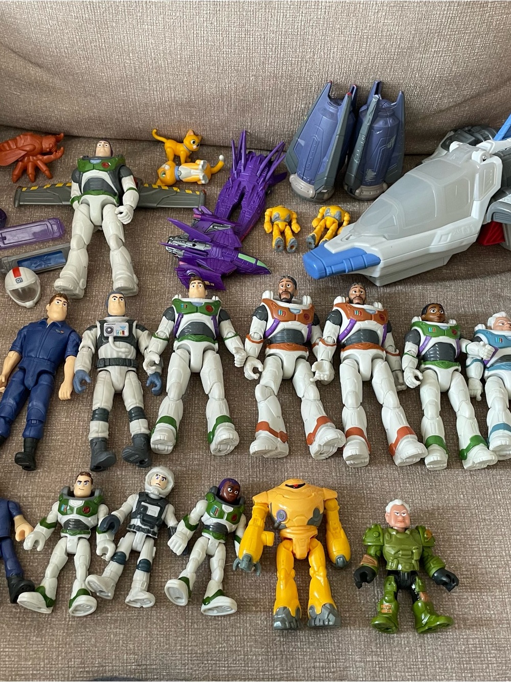Toy Story Lightyear Action Figure Toy Set - White, Green, Yellow